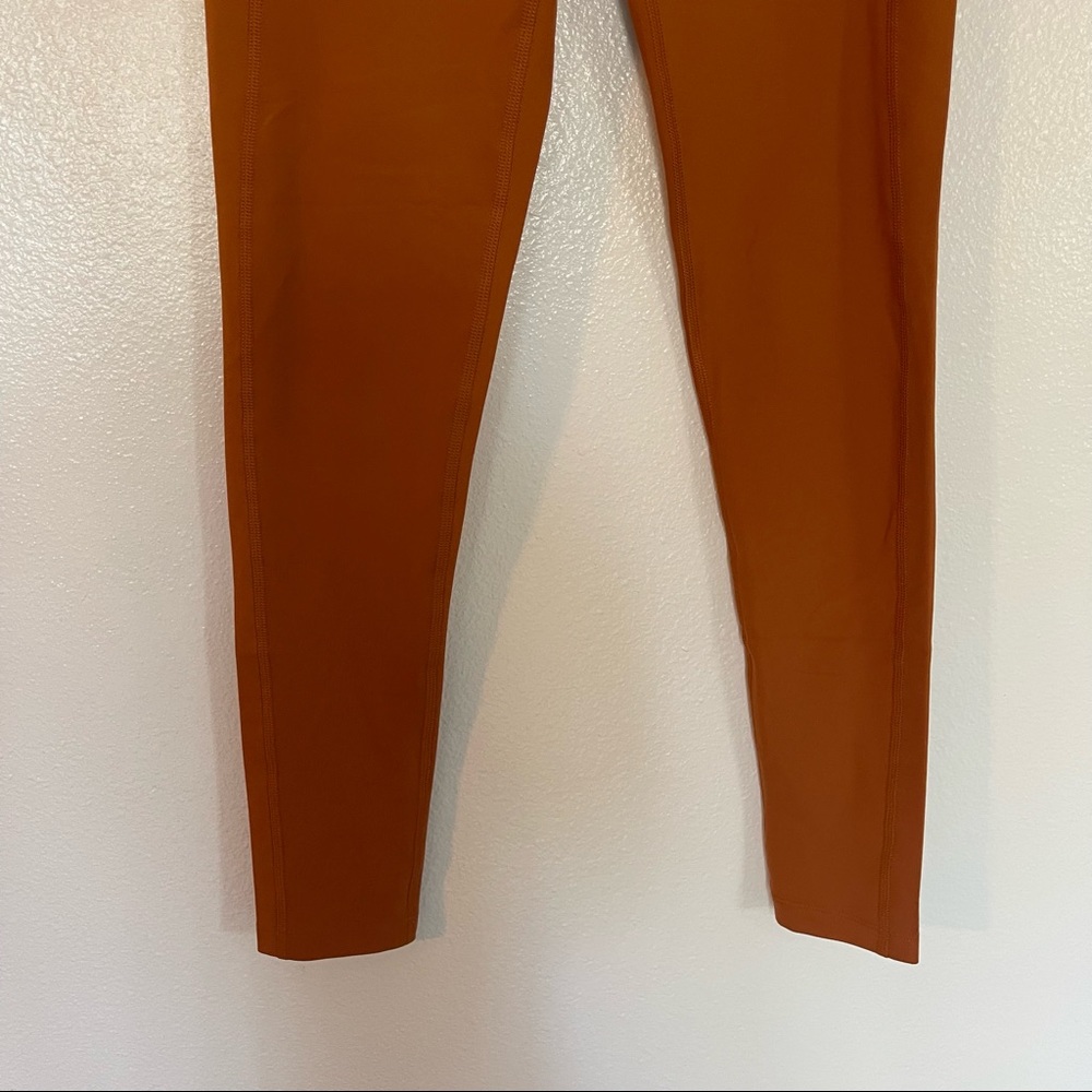 Girlfriend Collective High Rise Compressive Leggings Warm Brown Size S - Picture 6 of 8